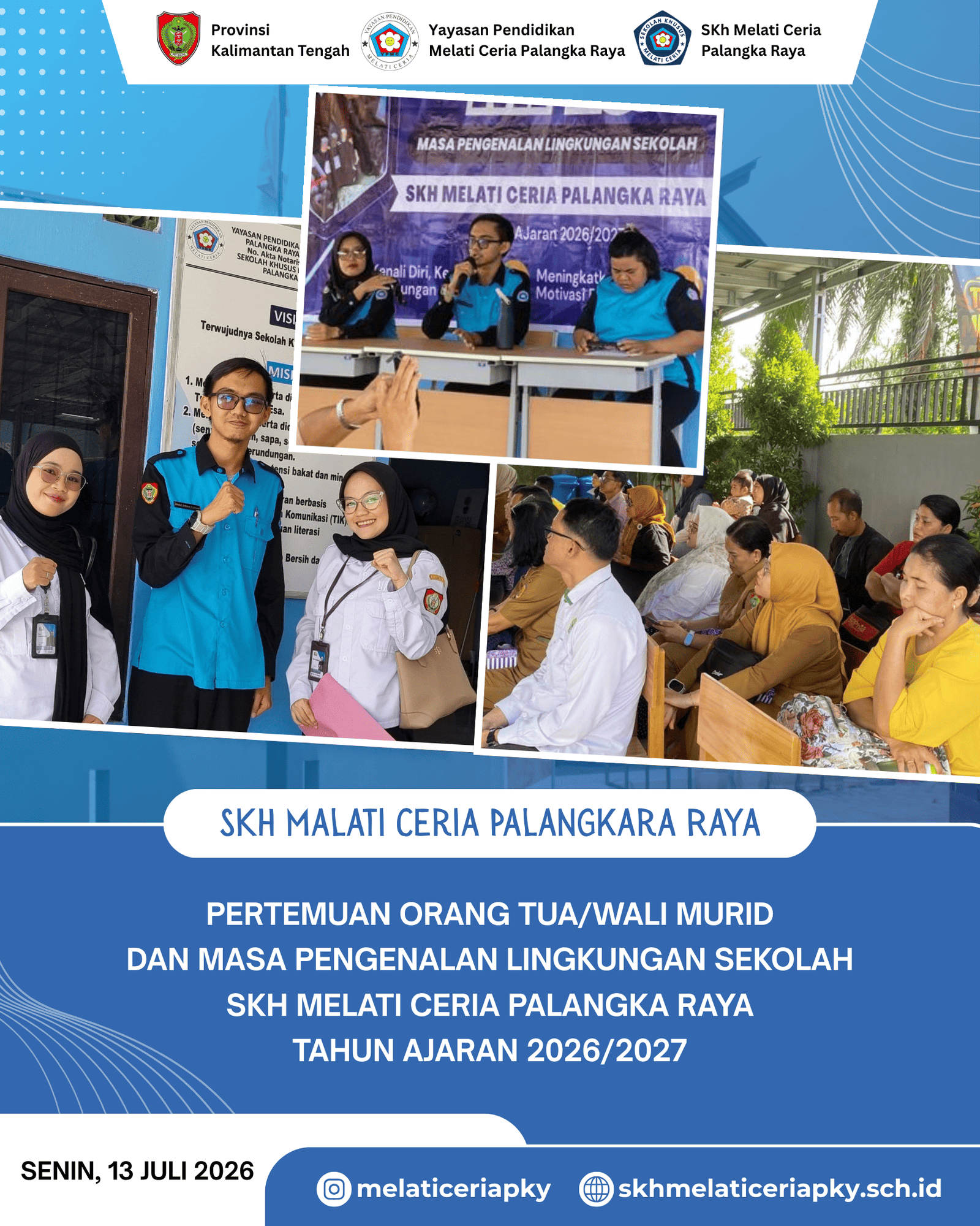 SKh Melati Ceria Palangka Raya Gelar Pertemuan Orang Tua/Wali Murid dan MPLS Tahun Ajaran 2026/2027
